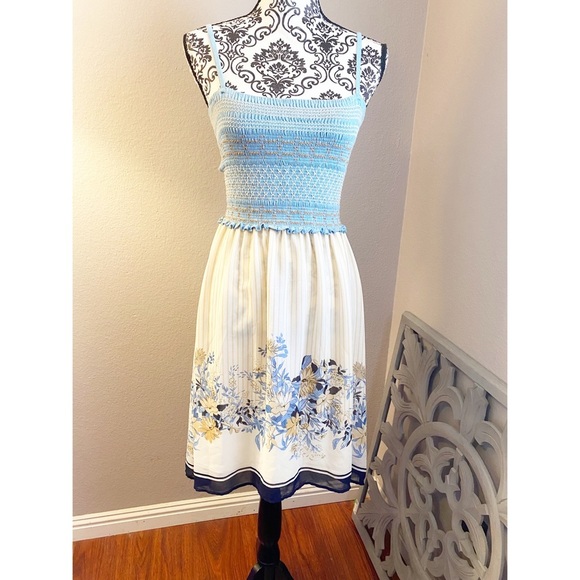 Hinge Spaghetti Strap Floral Dress - Picture 1 of 8